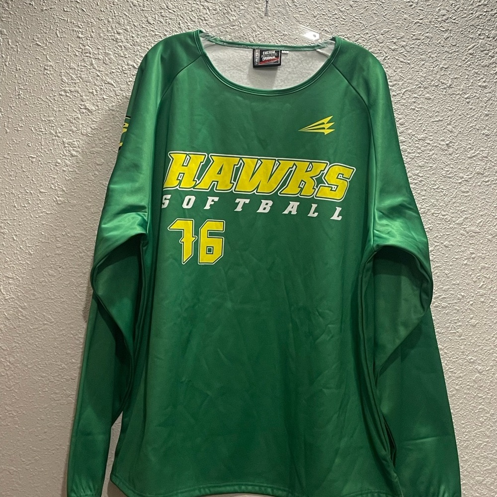 Hawks Green‎ Softball Jersey